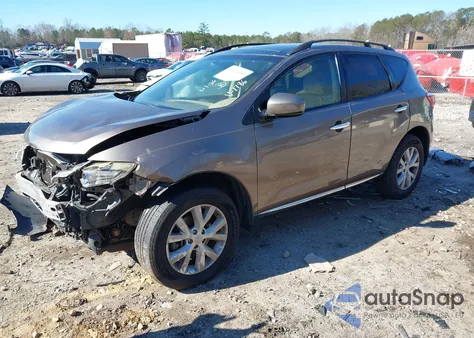 2011 Nissan Murano Sv из США, поврежденный, VIN JN8AZ1MWXBW177786